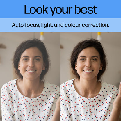 HP 77B11AA 430 FHD Webcam – Full HD 1080p, USB, 2MP, 85° Wide Angle, Black