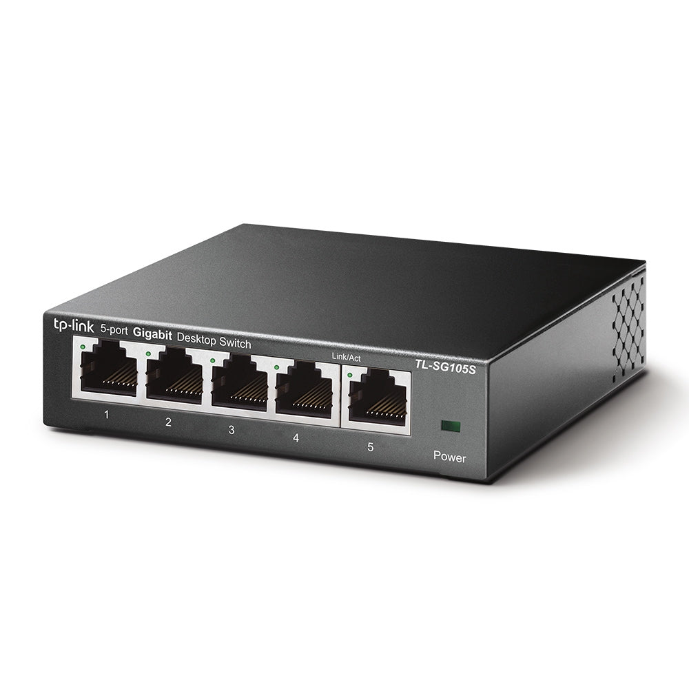 TP-Link TL-SG105S 5-Port Gigabit Ethernet Desktop Switch Unmanaged