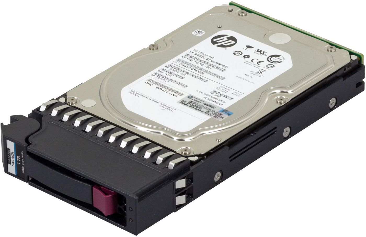 Hewlett Packard Enterprise 605474-001-RFB 1TB SAS 3.5" 7200RPM Hard Drive