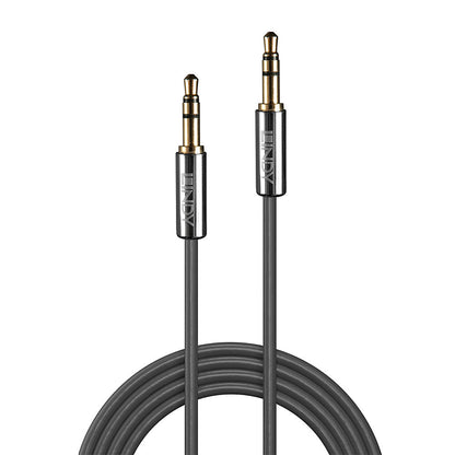 Lindy 35322 2m 3.5mm Audio Cable – Cromo Line Gold-Plated Flexible