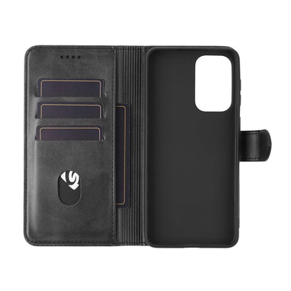 eSTUFF ES67340002-BULK Wallet Case – Black PU Leather Mobile Phone Case