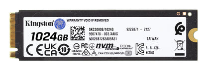 Kingston SKC3000S/1024G Internal SSD – M.2 2280 NVMe 1.02TB PCIe 4.0