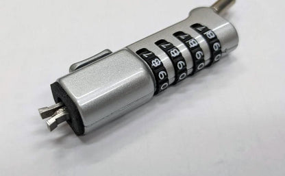 eSTUFF GLB220302 Cable Lock – Combination, Black, 1.8m, Carbon Steel