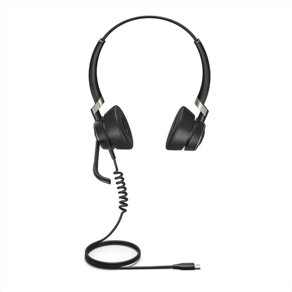 Jabra 5099-610-189 Engage 50 Stereo Headset – Wired USB-C, Noise Cancelling, Black