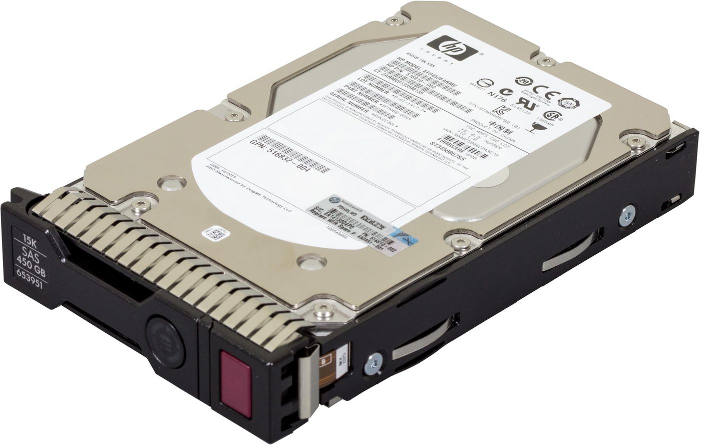 Hewlett Packard Enterprise RP000130618 Internal Hard Drive – 450GB 3.5" SAS 15000RPM