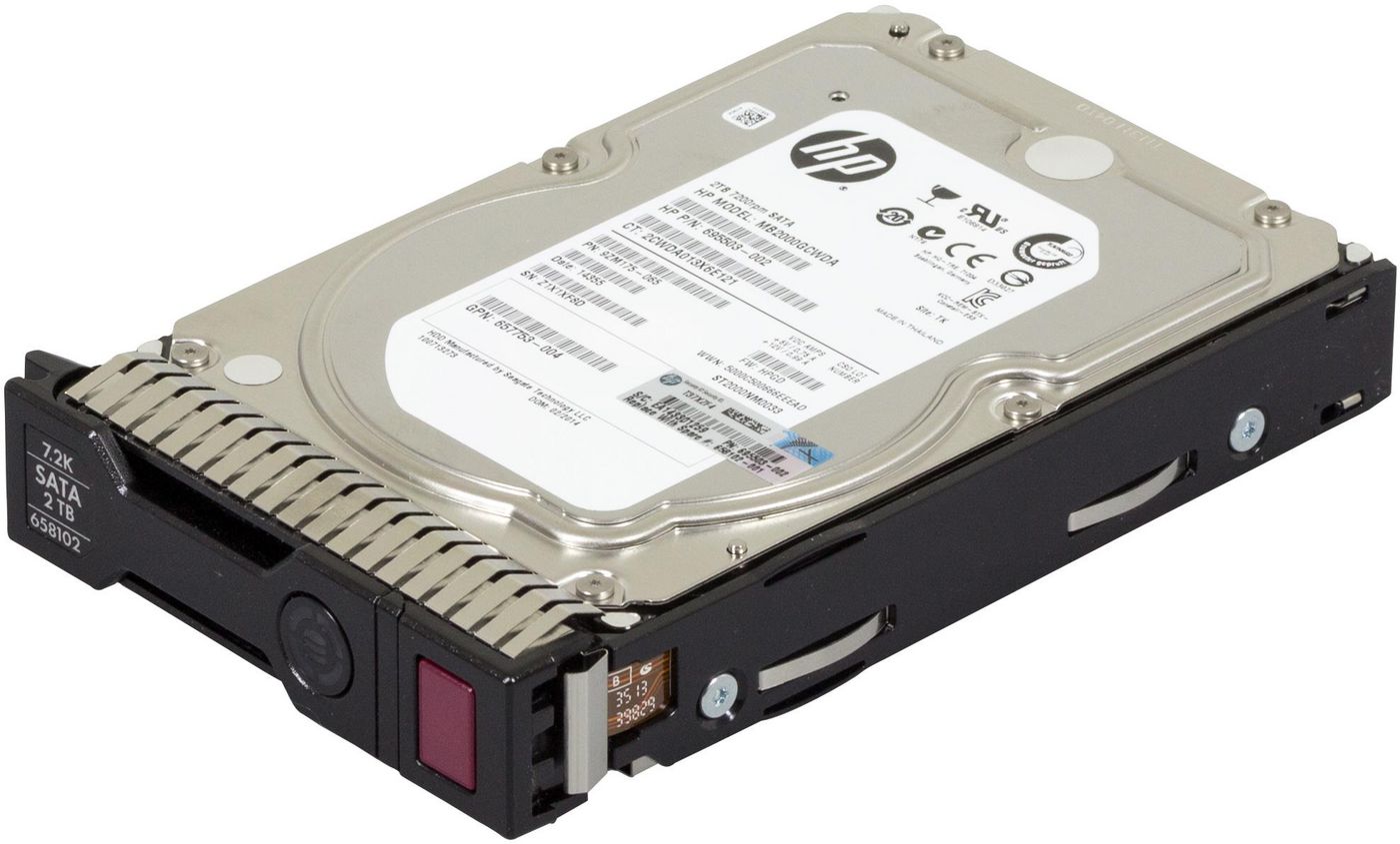 Hewlett Packard Enterprise 658102-001 2TB 3.5" SATA 7200RPM Hard Drive