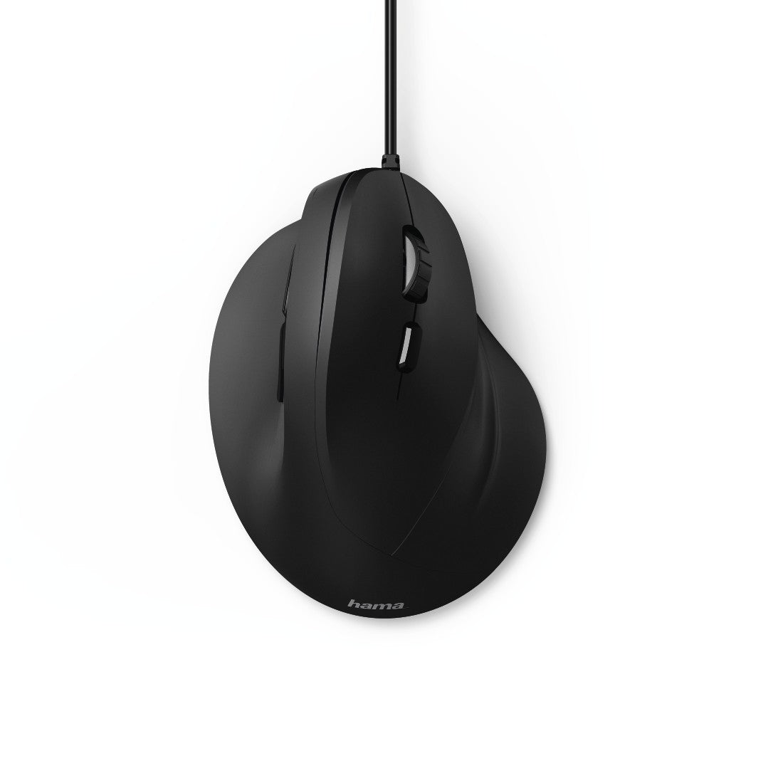 Hama 00182698 EMC-500 Vertical Ergonomic Mouse – USB Type-A, 1800 DPI, Black