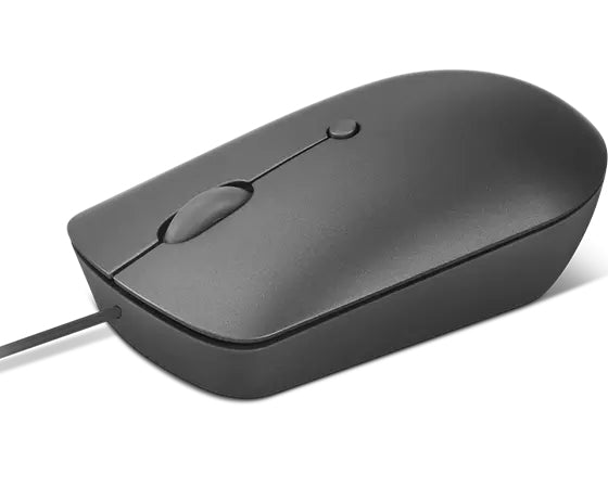 Lenovo GY51D20876 USB-C Wired Compact Mouse – Optical, Grey, 2400 DPI