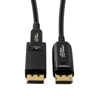 MicroConnect DP-MMG-5000MBV1.4OP DisplayPort Cable 50m 8K 1.4 Fibre Optic Black