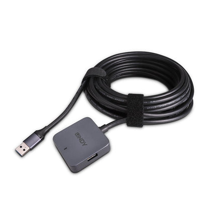 Lindy 43388 5m USB 3.0 Hub – 4-Port, SuperSpeed 5Gbps, Aluminium, CE Certified