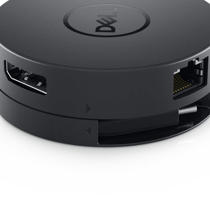 Dell 492-BCJL DA300 USB-C Mobile Adapter – Wired USB 3.2 Gen 2, Black