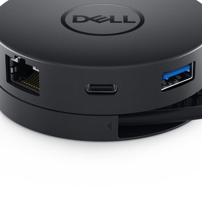 Dell VG774 DA300 USB-C Mobile Adapter – Wired, HDMI, DisplayPort, VGA, RJ-45, Black