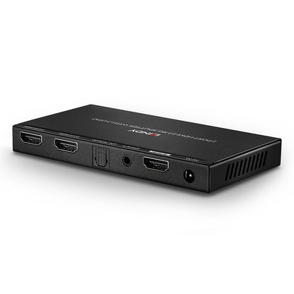 Lindy 38230 HDMI Splitter – 2 Port 18G, Audio Out, 4K 60Hz, Downscaling