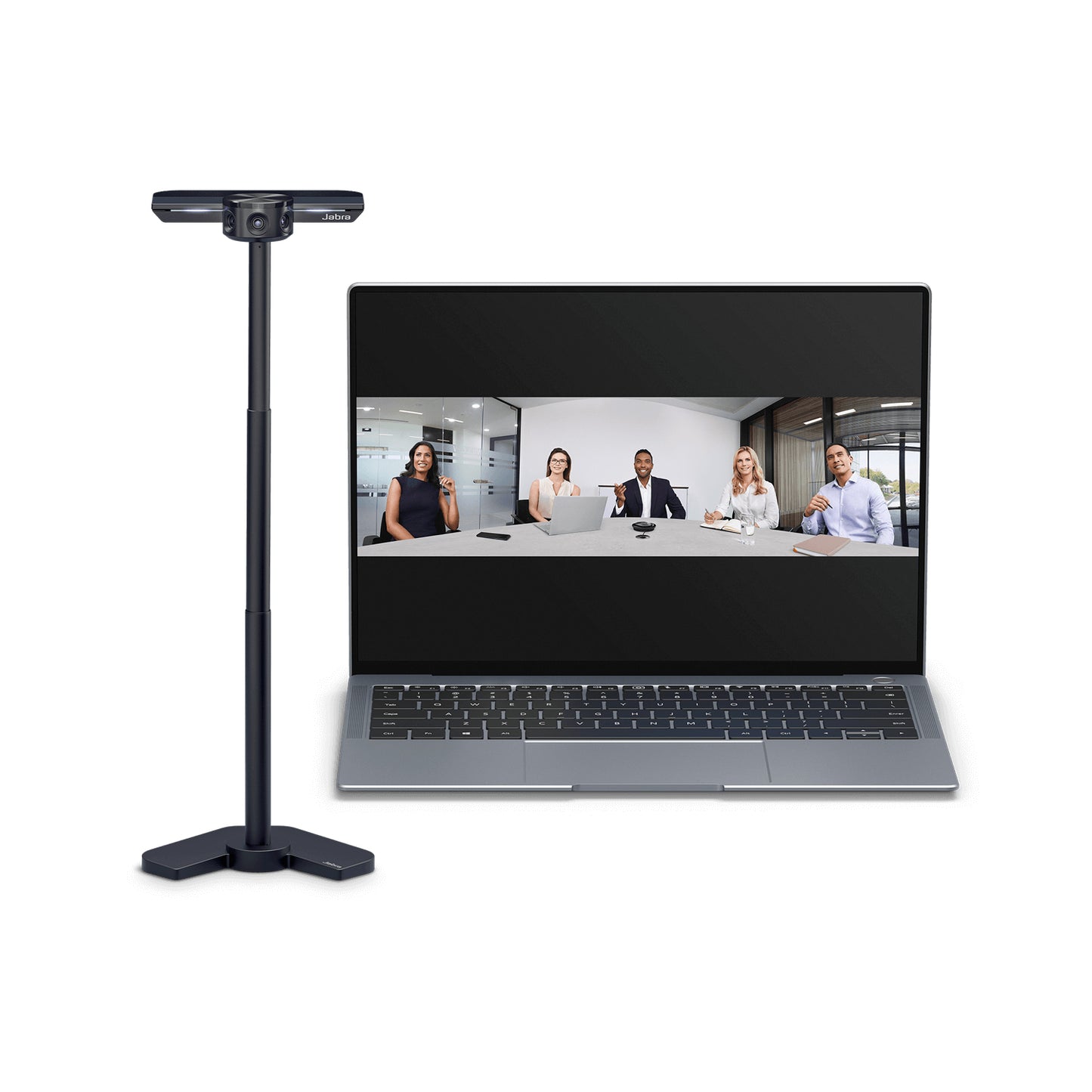 Jabra 14207-56 Panacast Table Stand – Desk Mount, Black