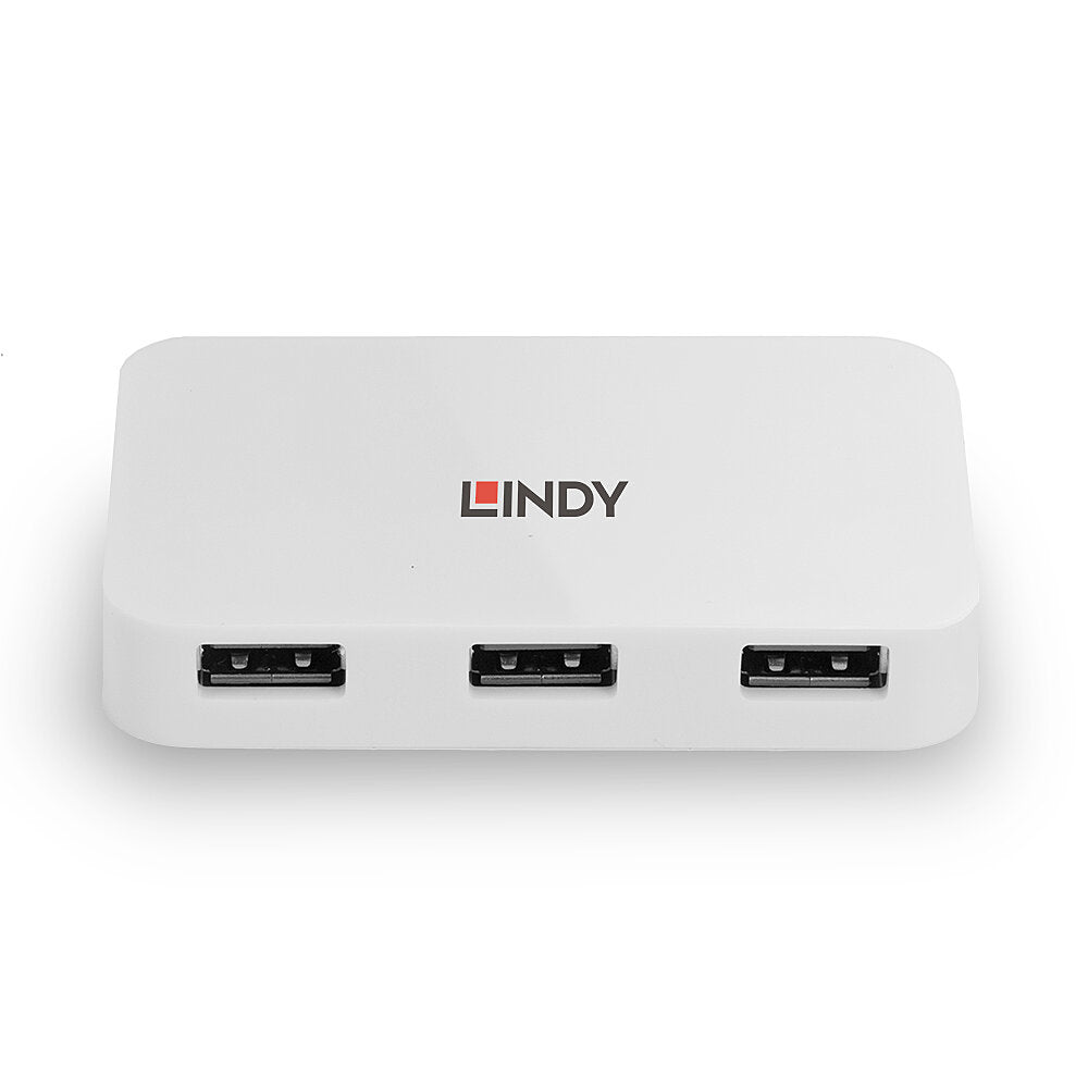 Lindy 43143 USB 3.0 Hub Basic 4 Port – SuperSpeed 5Gbps, White