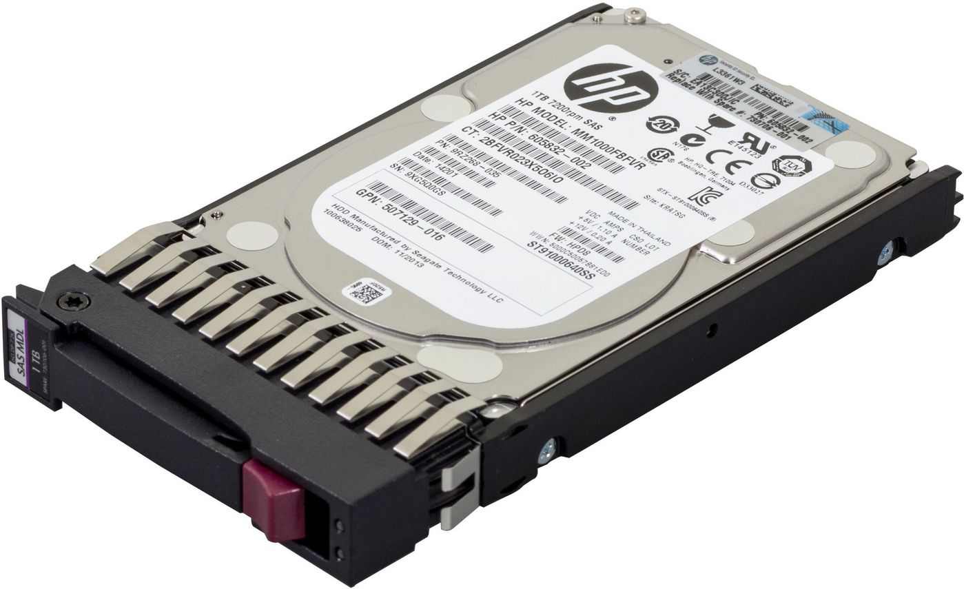 Hewlett Packard Enterprise 730706-001 1TB 2.5" SAS 6G 7200RPM Dual Port Hard Drive