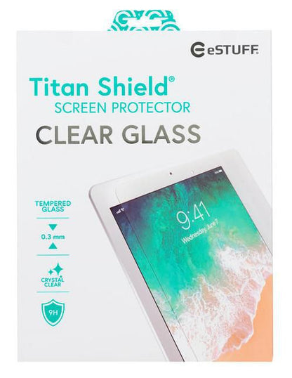 eSTUFF ES503003 Tempered Glass Screen Protector – 9H Hardness, 8.3" Clear Glossy