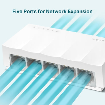 TP-Link LS1005 5-Port Unmanaged Fast Ethernet Network Switch – White