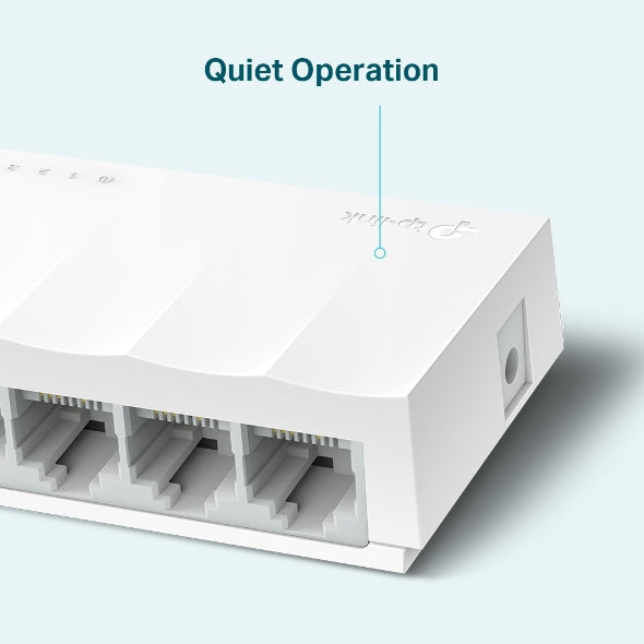 TP-Link LS1005 5-Port Unmanaged Fast Ethernet Network Switch – White