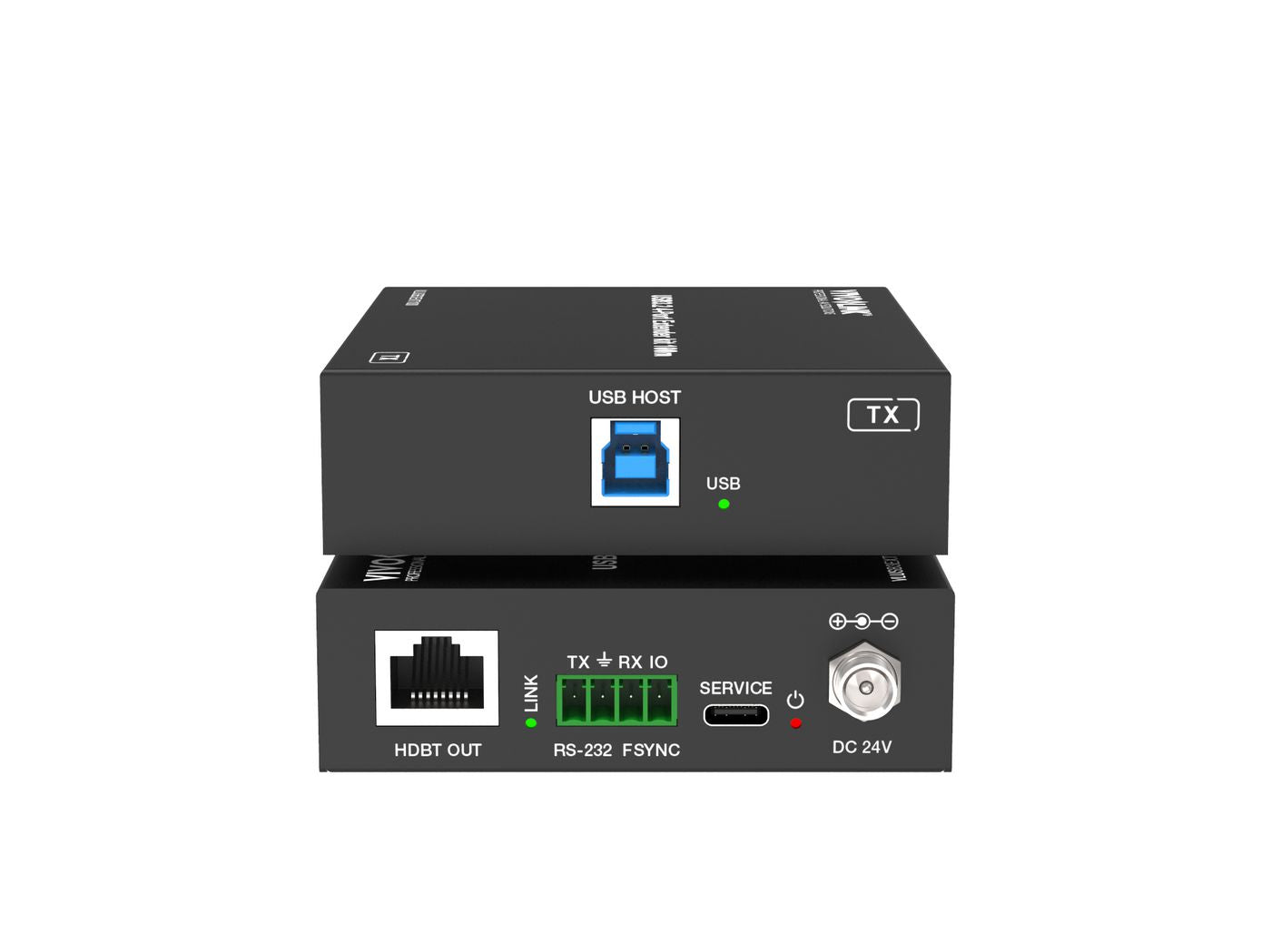 Vivolink VLUSB3EXT100 KVM Extender – USB 3.2 100m 4-Port Kit