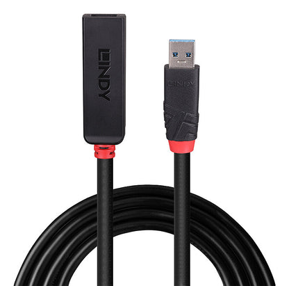Lindy 43401 USB 3.0 Active Extension Slim – 5m Type-C Repeater Lead