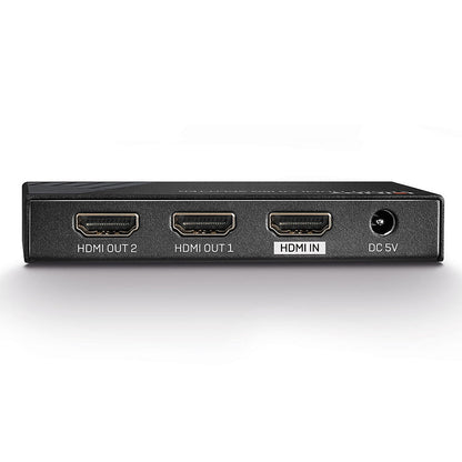 Lindy 38235 2 Port HDMI 2.0 Splitter – 18G, 4K UHD, Metal Housing