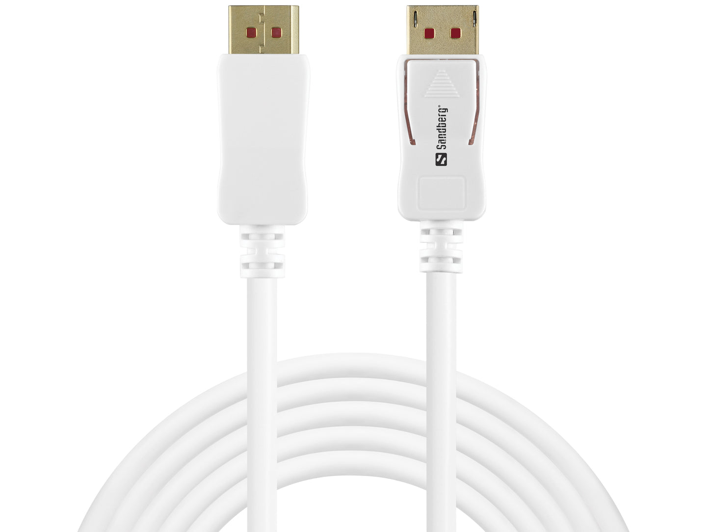 Sandberg 509-15 DisplayPort 1.4 Cable 2m – 8K 60Hz, High-Speed, White