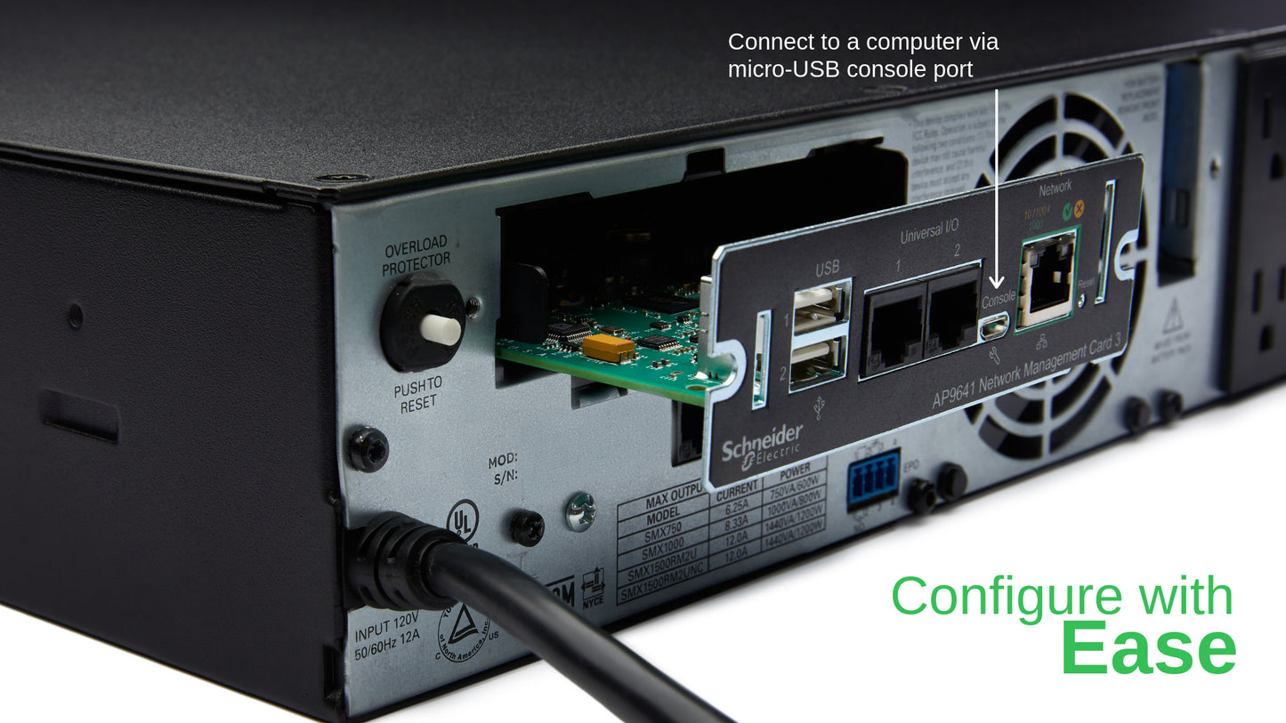 APC AP9641 Smart-UPS Network Management Card Gen3 with Environmental Monitoring