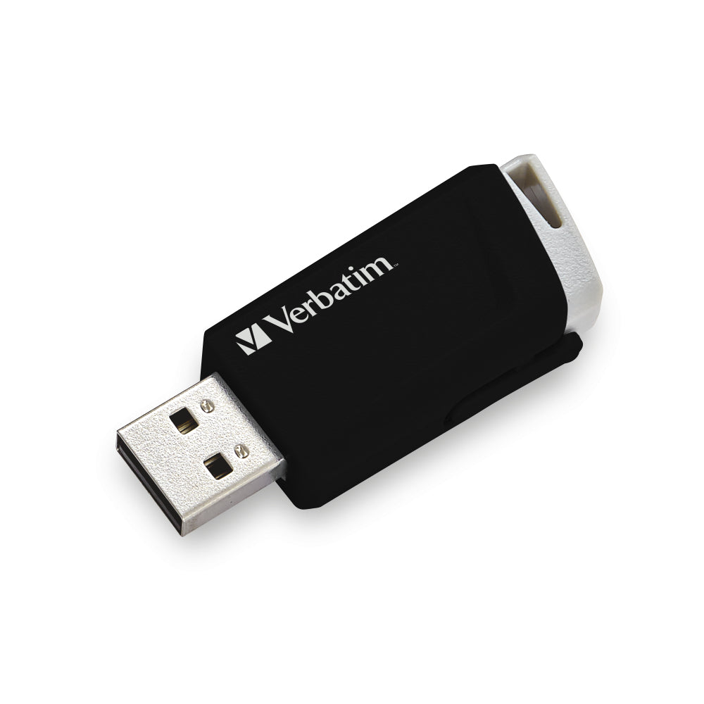 Verbatim 49307 USB Flash Drive – 32GB Store 'n' Click Black USB 3.2 Gen 1