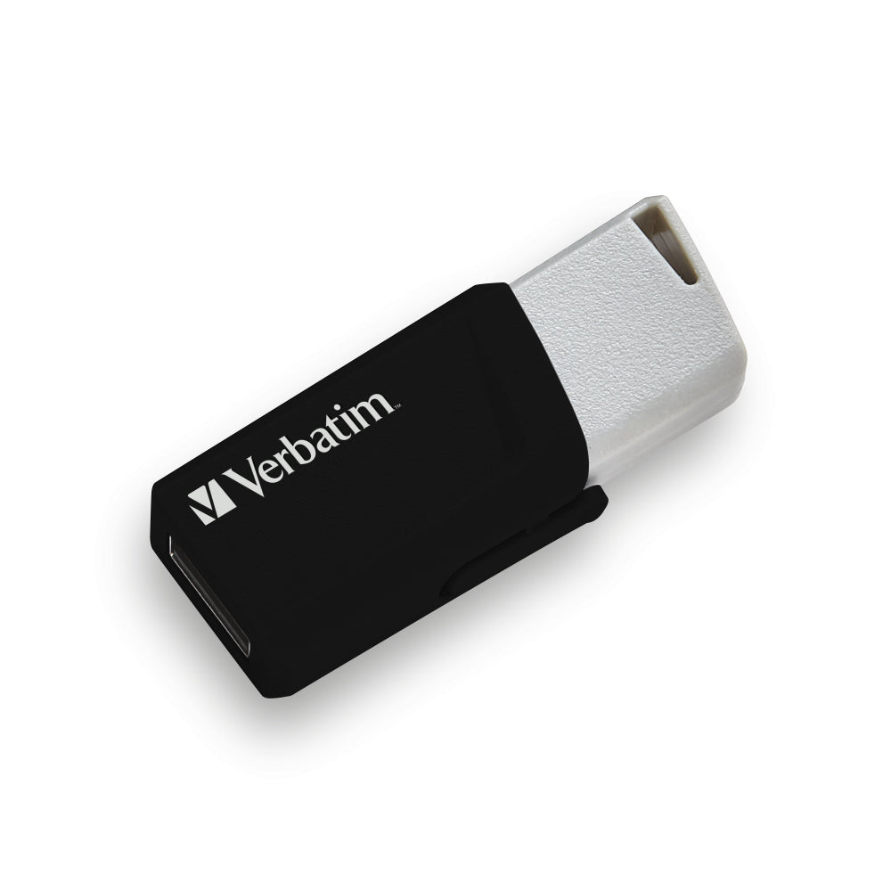 Verbatim 49307 USB Flash Drive – 32GB Store 'n' Click Black USB 3.2 Gen 1