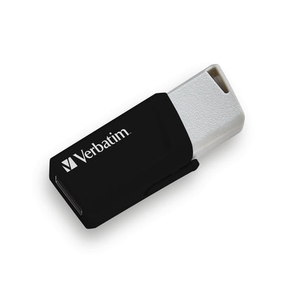 Verbatim 49307 USB Flash Drive – 32GB Store 'n' Click Black USB 3.2 Gen 1