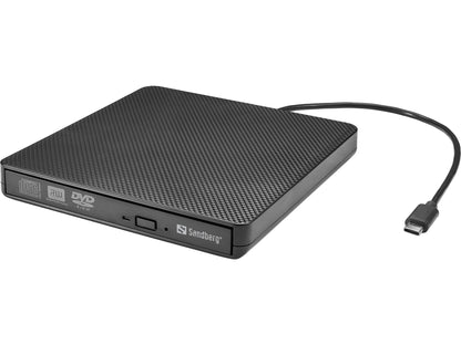 Sandberg 136-62 Optical Disc Drive – USB-C/A DVD Super Multi DL, Black