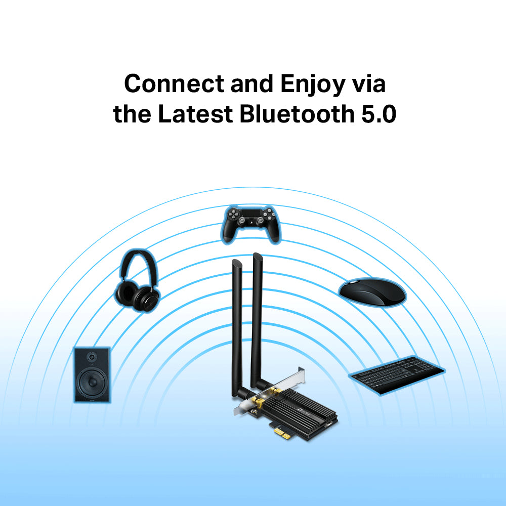 TP-Link ARCHER TX50E PCIe Wi-Fi 6 Card Dual-Band 2402Mbps Bluetooth 5.0