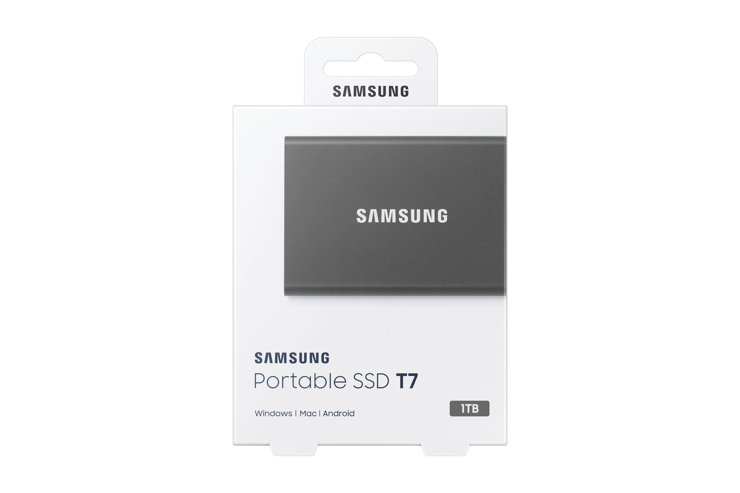 Samsung MU-PC1T0T/WW Portable SSD T7 1TB USB 3.2 Gen 2 Grey