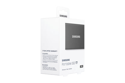 Samsung MU-PC1T0T/WW Portable SSD T7 1TB USB 3.2 Gen 2 Grey
