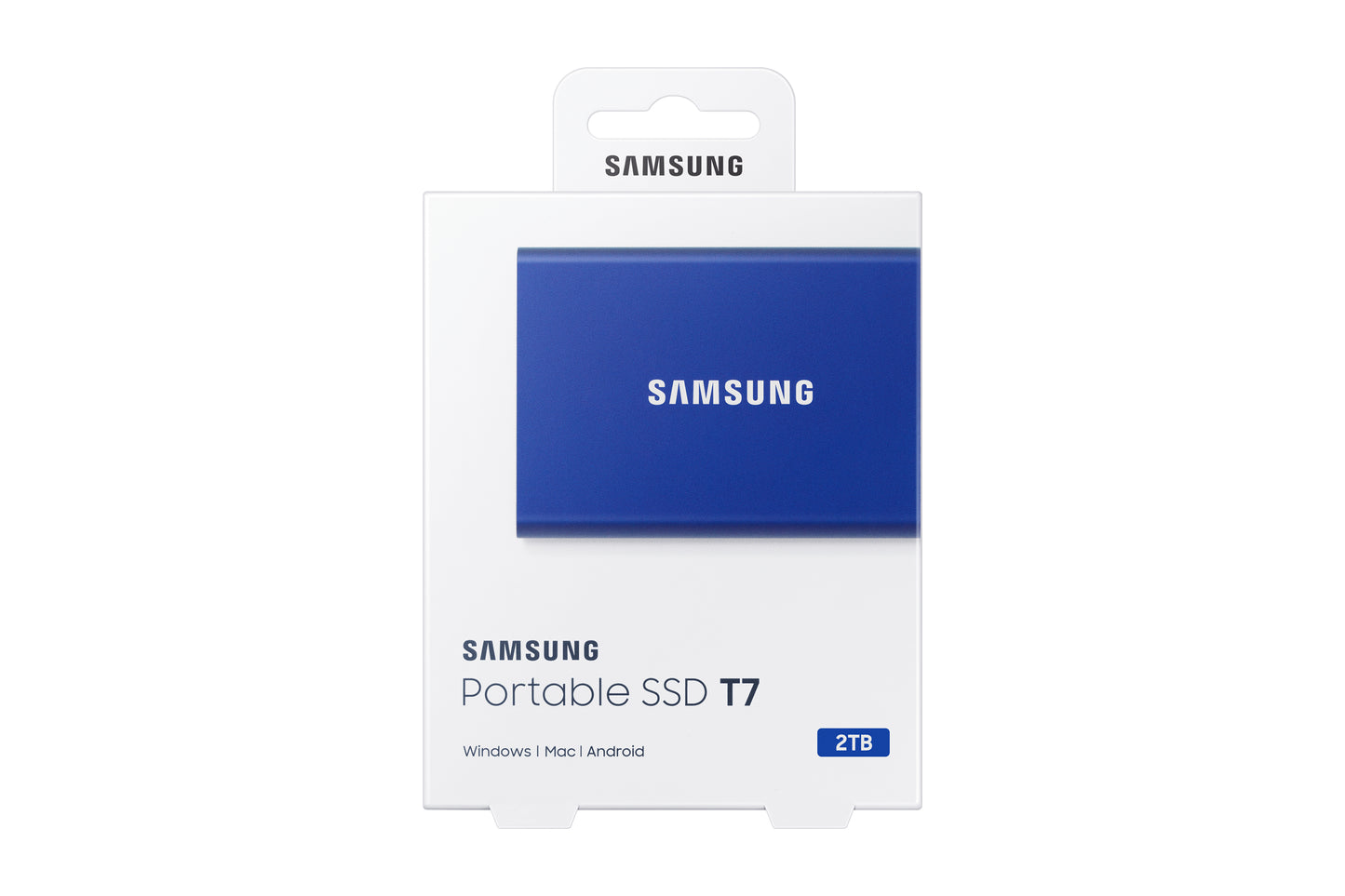 Samsung MU-PC2T0H/WW Portable SSD T7 2TB USB 3.2 Gen 2 Blue