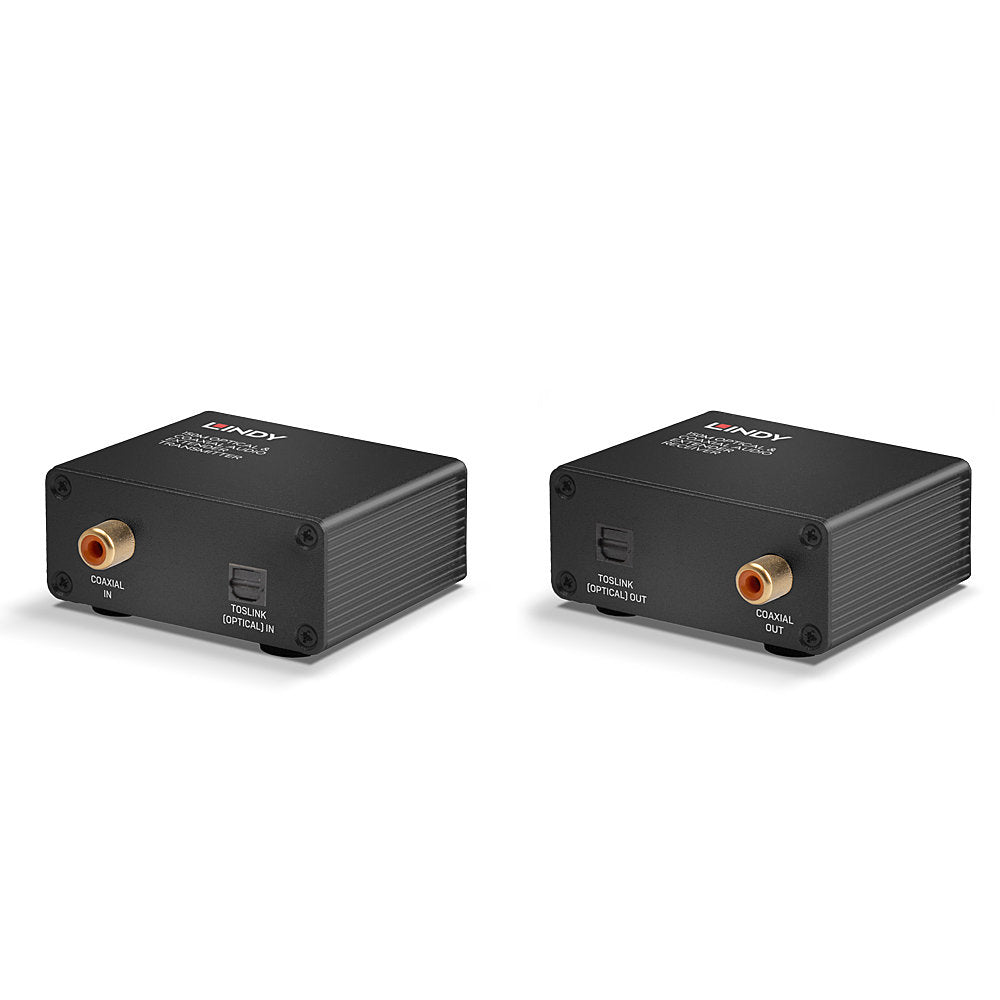 Lindy 70456 AV Extender – 150m Cat.6 TosLink & Coaxial Digital Audio