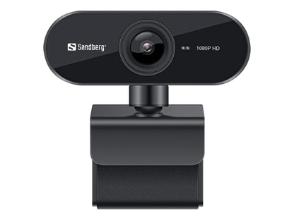 Sandberg 133-97 USB Webcam Flex 1080P HD – Full HD, 2MP, Clip/Stand