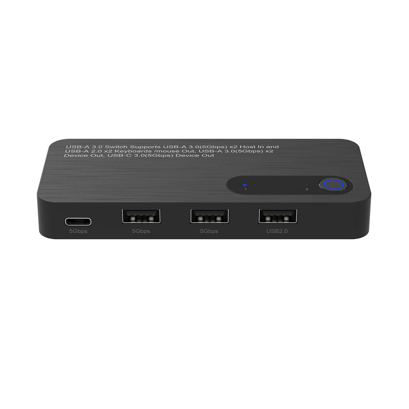 MicroConnect MC-USBKM0205 USB 3.0 KVM Switch – 2x5 Port Sharing