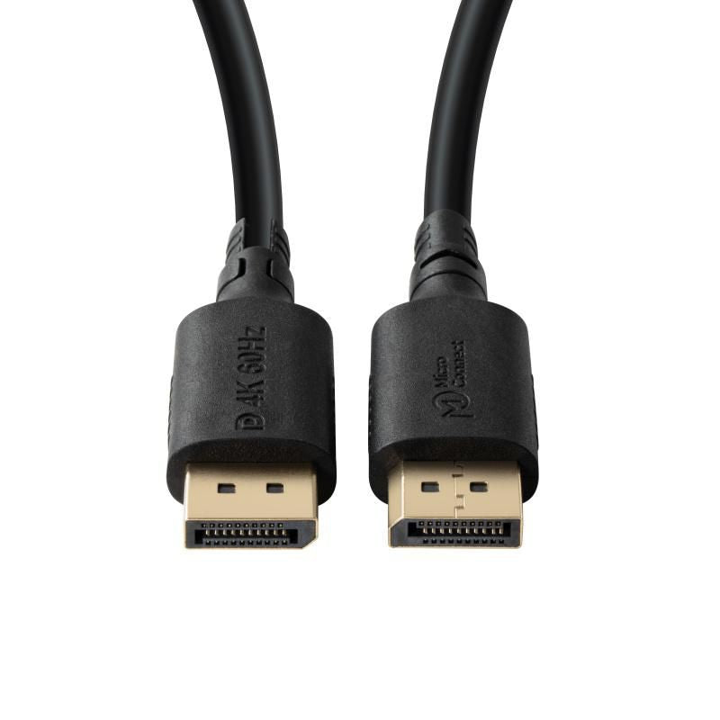 MicroConnect MC-DP-MMG-300LSZH DisplayPort Cable 3m – 4K LSZH Gold-Plated