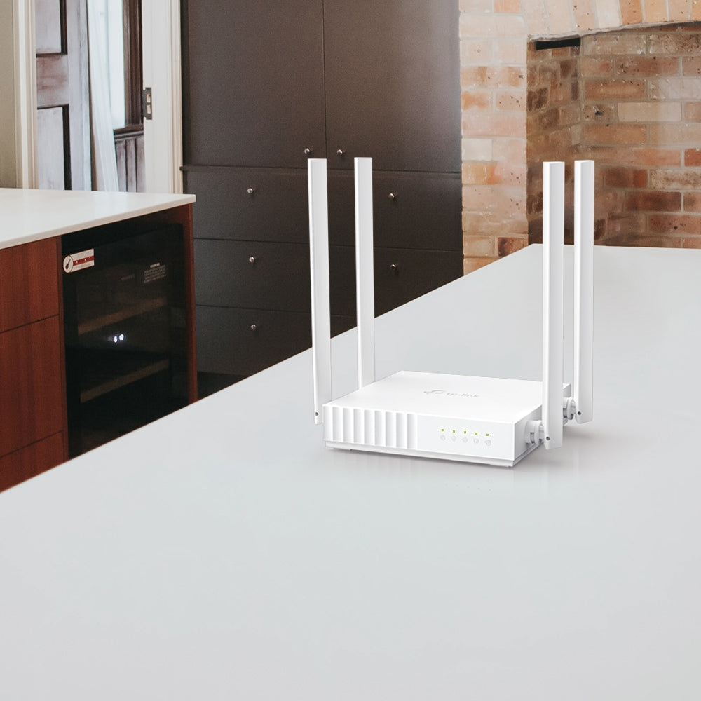 TP-Link ARCHER C24 Wireless Router – Dual-Band Wi-Fi 5, Fast Ethernet, White