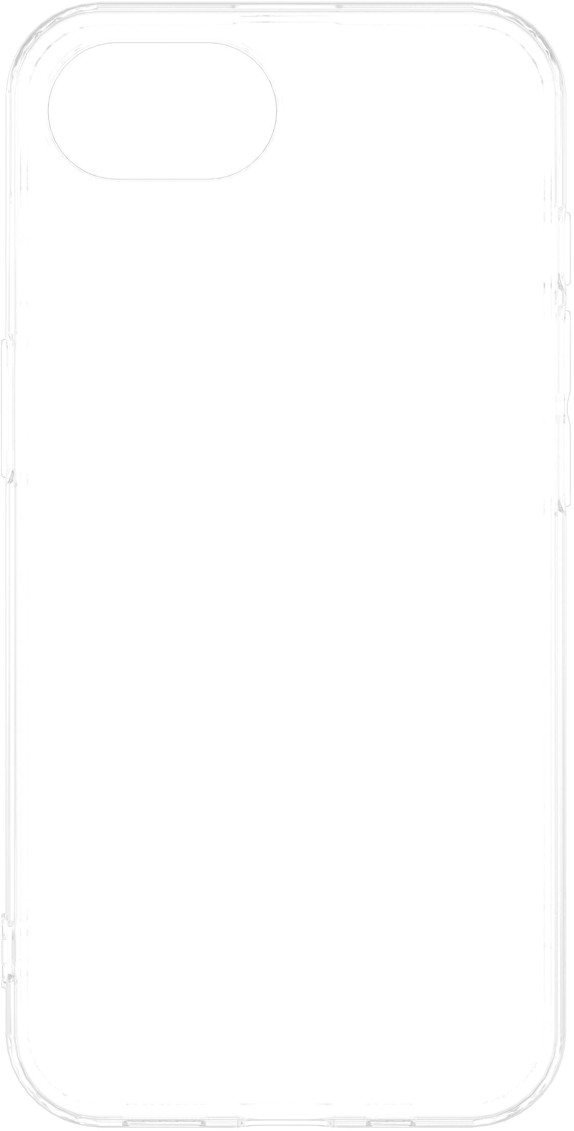 eSTUFF ES67100054-BULK INFINITE VIENNA TPU Smart Phone Case – Transparent, 100% Recycled