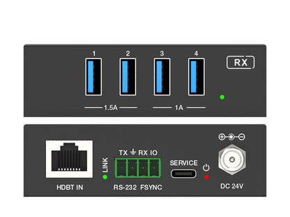 Vivolink VLUSB3EXT100 KVM Extender – USB 3.2 100m 4-Port Kit