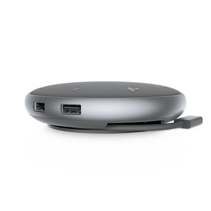 Dell DELL-MH3021P Meeting Room Speakerphone – Universal USB-C, HDMI, Silver