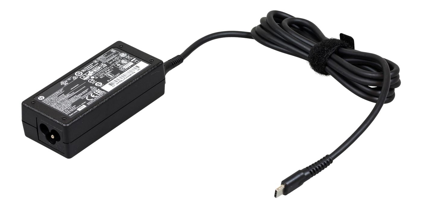 HP 844205-850 45W USB-C Power Adapter – Multi-Voltage, Refurbished, 100-240V Input