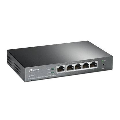 TP-Link TL-ER605 SafeStream Gigabit Multi-WAN VPN Router – 5-Port, CE, RoHS