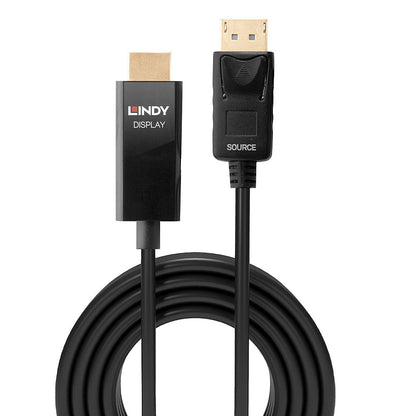 Lindy 40926 2m Active DisplayPort to HDMI Cable – 4K HDR, RoHS Certified