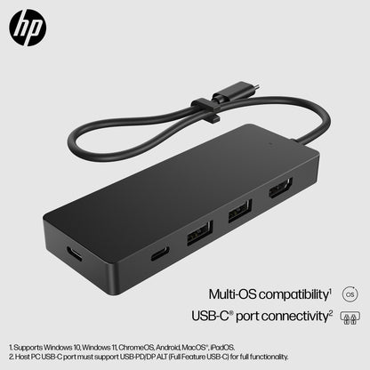 HP 86T46AA USB-C Travel Hub G3 – 5-Port, HDMI, 65W Power Delivery