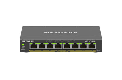 Netgear GS308EP-100PES 8-Port Gigabit Ethernet PoE+ Managed Switch – L2/L3, 16Gbps