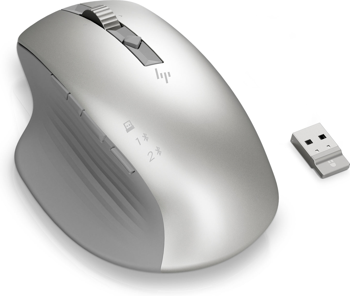 HP 1D0K9AA#ABB 930 Creator Wireless Mouse – 3000 DPI, 7 Programmable Buttons, Silver